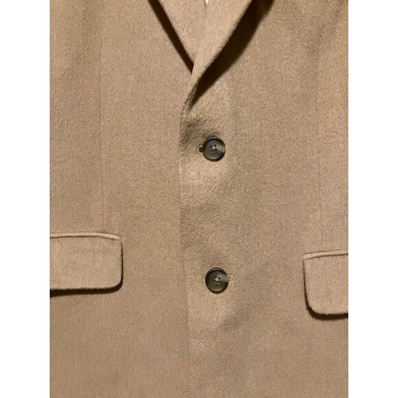 Jos A Bank Mens Gordon Sport Coat 40R 100% Camel Hair Blazer Jacket Minimalist - Picture 3 of 14